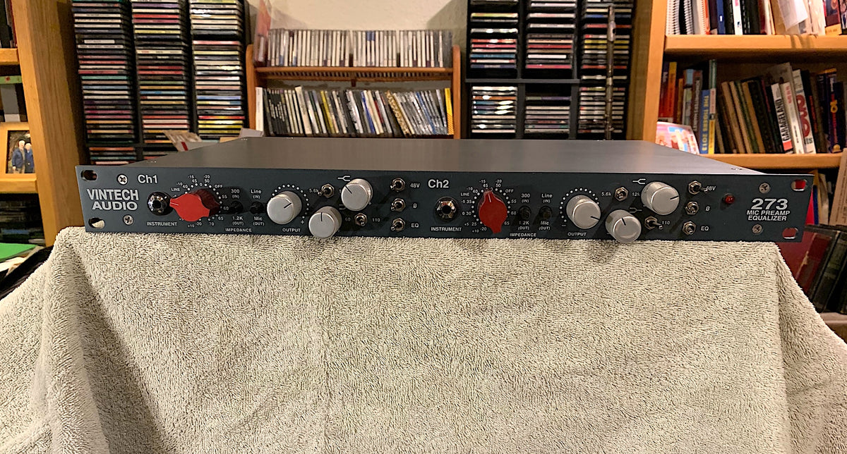Vintech 273 Microphone Preamp w power supply Pop Plus One