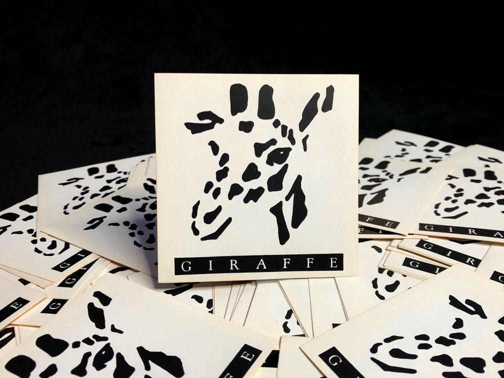Vintage Giraffe Sticker