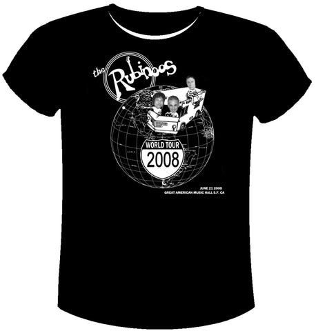 Rubinoos World Tour 2008 T-shirt